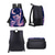 baratos Mochilas para Crianças e Adolescentes-Mochila escolar feminina com estampa de gatinho fofo e estampa de meteorito, mochila leve de poliéster para escola com lancheira inclusa. &amp;Estojo para lápis, conjunto de 5 peças com vários bolsos e