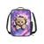 abordables Mochilas para Niños y Adolescentes-Conjunto de mochila para niña con diseño de gato asomándose, mochila escolar ligera de poliéster con bolsa para el almuerzo. &amp;Estuche para lápices, juego de 4 piezas con múltiples bolsillos y gran