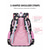 baratos Mochilas para Crianças e Adolescentes-Conjunto de mochila de 3 peças com estampa de margaridas para meninas, incluindo lancheira. &amp;Estojo escolar impermeável em poliéster, com vários compartimentos e alças acolchoadas em formato de S,
