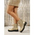 cheap Combat Boots-Women's Gold Metallic Glitter Combat Boots - Lace-Up Chunky Platform Ankle Shoes for Casual Parties, Music Festivals &amp; Night Out