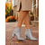cheap Fashion Boots-Women's Silver Glitter Ankle Boots, Pointed Toe Side-Zip Booties with Chunky Block Heel for Brides and Fashion Women, Wedding, Prom, Party and Nightclub Wear