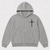 cheap Men's 3D Hoodies-Men's Cross Hoodie Fashion Crew Neck Hooded Home Outdoor Work Black Purple Brown Green Gray Zip Front Spring Fall Designer M L XL 2XL 3XL