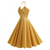 cheap Dresses-1950s Retro Vintage Rockabilly Midi Dress Flare Dress Sleeveless Fit and Flare Solid Color Fit &amp; Flare Halter Neck Fancy Dress Women's Music Festival Revival Tea Party Adults' Dress