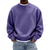 cheap Basic Sweatshirts-Men's Sweatshirt Fleece Sweatshirt Pullover Hoodie Sweatshirt Pullover Blue White Black Yellow Navy Blue Crew Neck Plain Casual Daily Sports &amp; Outdoor Cotton Polyester Streetwear Cool Sportswear All