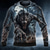 cheap Halloween Hoodies &amp; Sweatshirts-Halloween Men's Halloween pattern Hoodie Sweatshirt Punk Exaggerated Gothic Casual Crew Neck Hooded Streetwear Club Black 1 Black 3 Black 2 Drawstring Fall Winter Designer S M L XL XXL XXXL