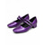 cheap Mary Jane Pumps-Women's Purple Patent Faux Leather Mary Jane Heels - Square Toe Double Strap Low Block Heel Shoes for Everyday Wear, Parties &amp; Festival Outfits