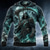 cheap Halloween Hoodies &amp; Sweatshirts-Halloween Men's Halloween pattern Hoodie Sweatshirt Punk Exaggerated Gothic Casual Crew Neck Hooded Streetwear Club Black 1 Black 3 Black 2 Drawstring Fall Winter Designer S M L XL XXL XXXL