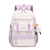 cheap Kids &amp; Teen Backpacks-Teen Girls Large Capacity School Backpack with Multi Pockets, Lightweight Waterproof Bookbag for Middle &amp; High School Students, Korean Style Aesthetic Campus Backpack