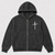 cheap Men's 3D Hoodies-Men's Cross Hoodie Fashion Crew Neck Hooded Home Outdoor Work Black Purple Brown Green Gray Zip Front Spring Fall Designer M L XL 2XL 3XL