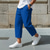 cheap Retro-Men's Linen Pants Trousers Summer Pants Baggy Pants Cropped Pants Drawstring Elastic Waist Solid Color Plain Comfort Breathable Ankle-Length Casual Daily Holiday Vacation Fashion Black White Inelastic
