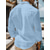 cheap Vacation-Men's Shirt Linen Shirt Summer Shirt Beach Wear Button Up Shirt Plain Casual Daily Blue Black White Pink Long Sleeve Collar Spring &amp; Summer Clothing Apparel
