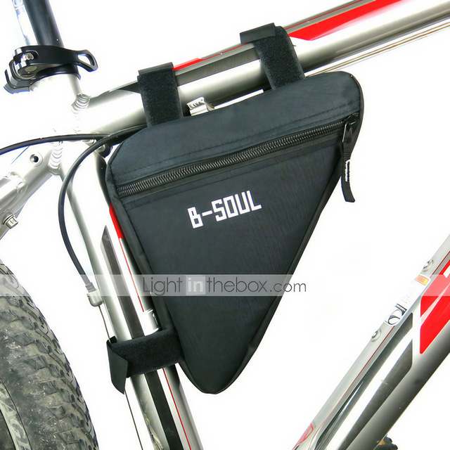  Bike Frame Bag Top Tube Triangle Bag Moistureproof Wearable Shockproof Bike Bag Polyester PVC(PolyVinyl Chloride) Terylene Bicycle Bag Cycle Bag Cycling / Bike
