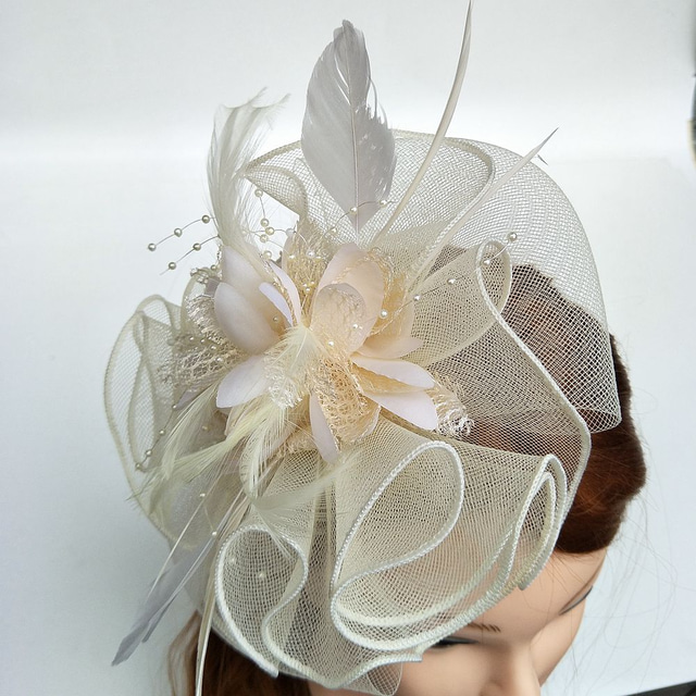  Tulle / Feather Fascinators Kentucky Derby Hat with 1 Piece Wedding / Special Occasion / Ladies Day Headpiece