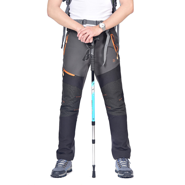  pantaloni căptușite cu fleece pentru bărbați pantaloni de drumeție pantaloni pantaloni softshell iarnă în aer liber termice calde rezistente la vânt izolate funduri ușoare 5 buzunare cu fermoar pantaloni talie elastice schi snowboard