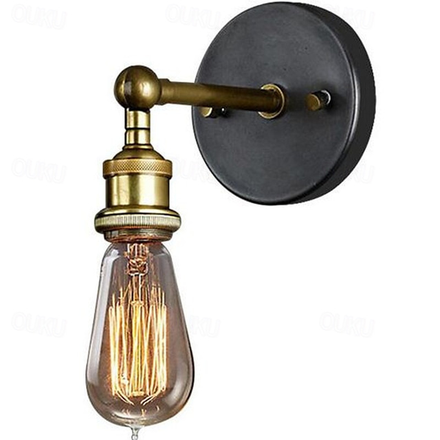  25CM Country Wall Lamps  Bronze Ambient Light  Unique Design Metal Wall Light LED for Corridor Balcony Vintage 220V 110-120V 40w / CE Certified / E26 / E27