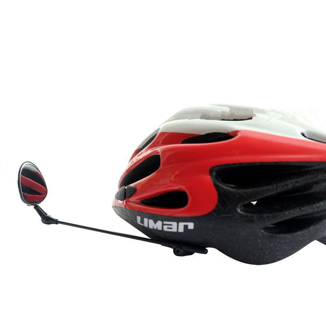 Rétroviseur De Casque Vélo – Réglable 360° – Sécurité – Noir (acrylique/métal)