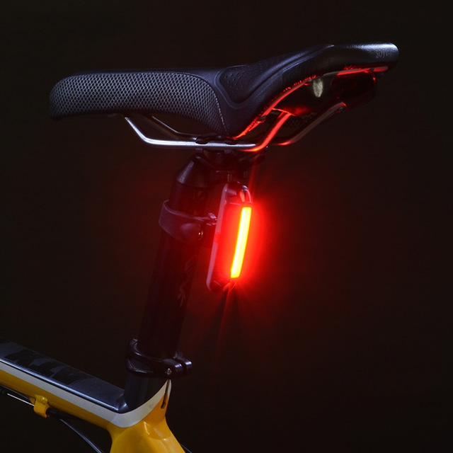  Luci bici Luce posteriore per bici luci di sicurezza Ciclismo da montagna Bicicletta Ciclismo Impermeabile Portatile Duraturo Litio USB