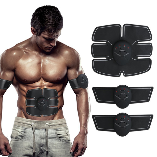  Abs Stimulator Abdominal Toning Belt EMS Abs Trainer Sports Fitness Gym Workout Electronic Wireless Muscle Toner Weight Loss For Women Men Leg Abdomen Home Office