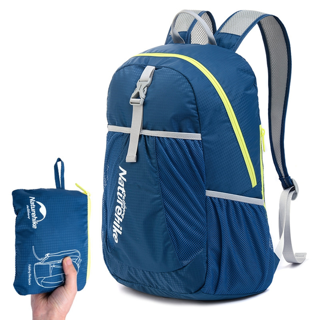  22 L Lightweight Packable Backpack Daypack Packable Rain Waterproof Breathable Lightweight Compact Outdoor Hiking Running Camping Nylon Black Purple Dark Navy