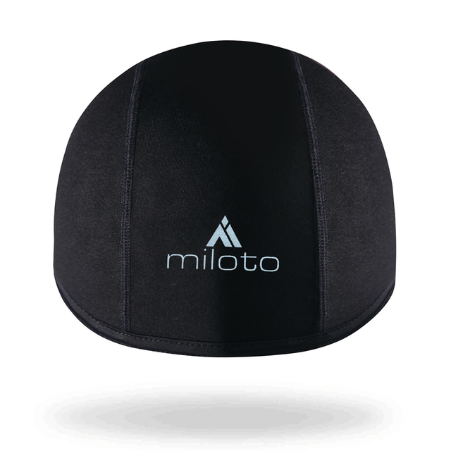  Miloto Pălărie / pălărie pentru ciclism Cască Căptușeală Beanie cu cap de craniu Culoare solidă Rezistent la UV Căptușeală Din Lână Respirabil Cald Curea Anti-Alunecare Bicicletă / Ciclism Negru Lân