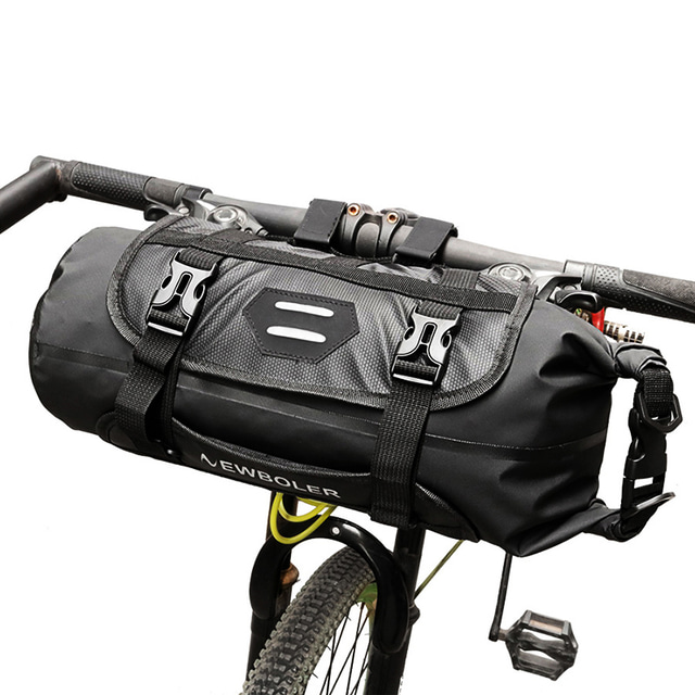  ROSWHEEL 3-7 L 自転車用フロントバッグ 調整可能 防水 コンパクト 自転車用バッグ TPU バイク用バッグ サイクリングバッグ サイクリング 反射ストリップ
