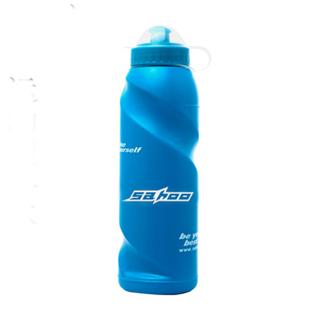  Bicicletta bottiglie di acqua Portatile Leggero Anti-usura Per Ciclismo Bici da strada Mountain bike Plastica Blu