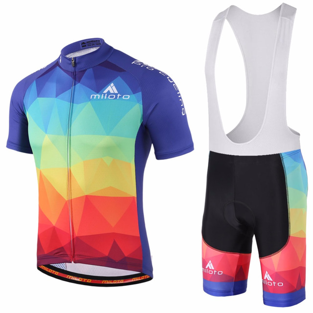 Ensembles de maillots de cyclisme à manches courtes pour hommes Ensembles de maillots de cyclisme à manches courtes pour hommes