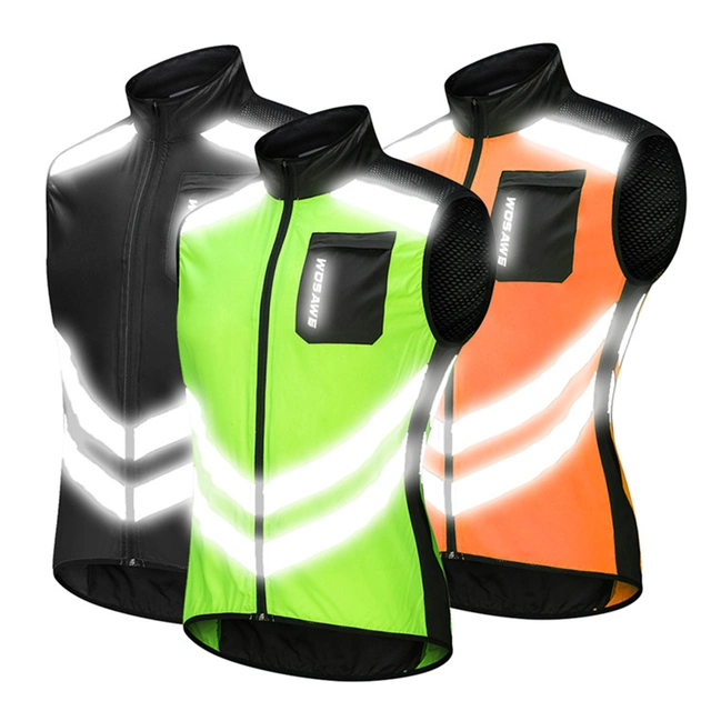 WOSAWE Men's Cycling Vest – MTB Bike Layer Sleeveless Underwear, Lightweight Breathable Top (Polyester)