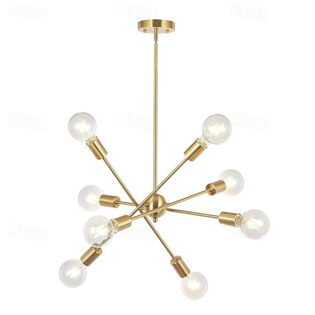  78 cm Single Design Chandelier Metal Geometrical Mini Electroplated Artistic Traditional / Classic 220-240V