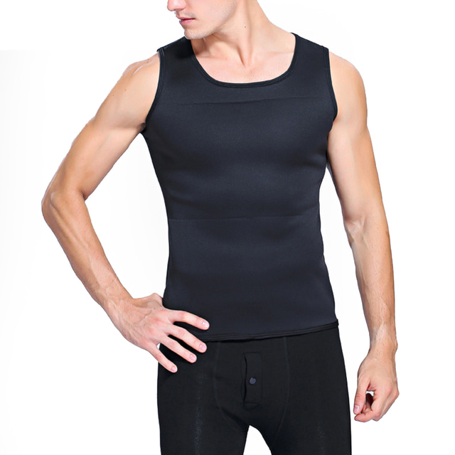  Sweat Vest Sweat Shaper Sauna Vest Sports Neoprene Gym Workout Exercise & Fitness Workout Stretchy Strength Training Muscular Bodyweight Training Muscle Building Sweat Control For Men