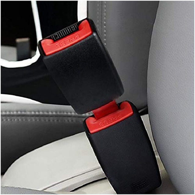 Car Safety Belt Clip Alarm Stoppers for Car Seats Belt Buckles ...