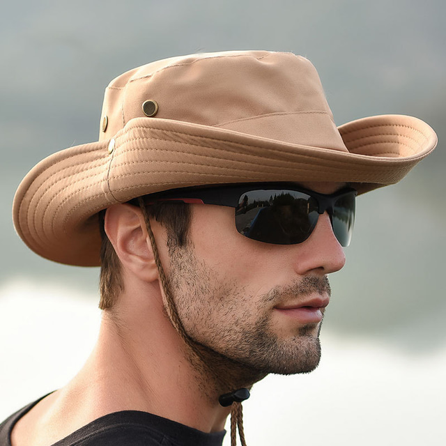 Chapeau De Pêche Avec Masque UV - Protection Soleil, Séchage Rapide - Randonnée, Plage, Voyage