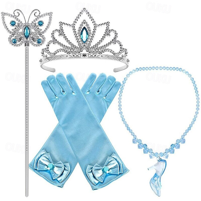  Prinzessin Aschenputtel Prinzessin Cosplay Schmuck Zubehör Film Cosplay for Mädchen Kinder Kindertag Maskerade