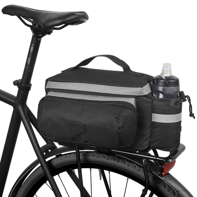  ROSWHEEL 10 L حقائب الدراجة للخلف مقاوم للماء يمكن ارتداؤها مقاومة الهزة حقيبة الدراجة قماش البوليستر PVC حقيبة الدراجة حقيبة الدراجة أخضر / الدراجة