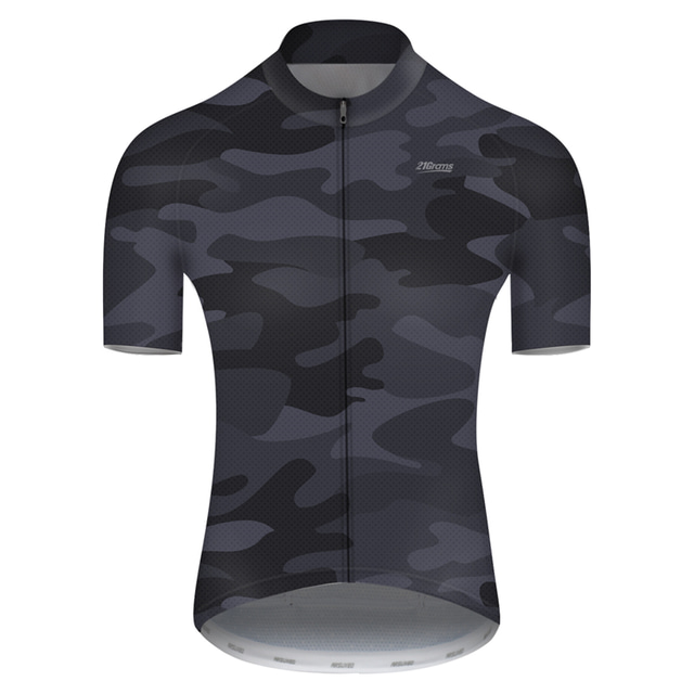 21Grams® Men's Cycling Jersey Short Sleeve Mountain Bike MTB Road Bike Cycling Patchwork Graphic Camo / Camouflage Jersey Shirt Camouflage Cycling Breathable Ultraviolet Resistant Sports Clothing