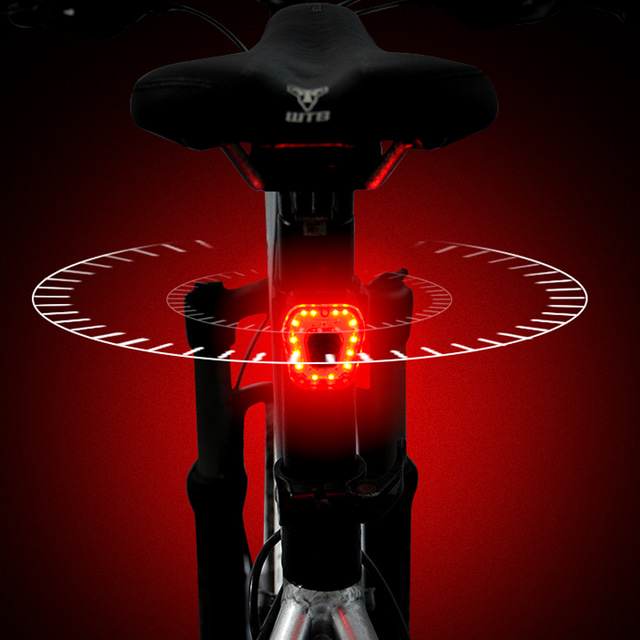 Feu Arrière LED Vélo – Sécurité Flash – 66x28x40mm – Lumière Rouge