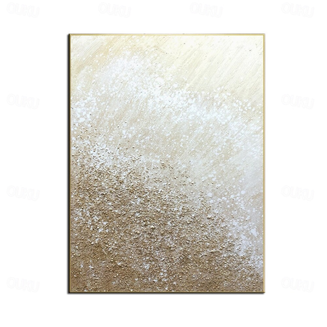  Ölgemälde handgemachte handbemalte Wandkunst Gold abstrakte moderne Heimtextilien Dekor gerollte Leinwand kein Rahmen ungedehnt