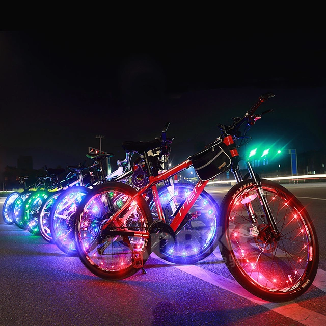 Éclairage De Roue De Vélo Activ Life LED - Kit De Lumières Colorées Pour Roues, Pour Enfants Et Adultes