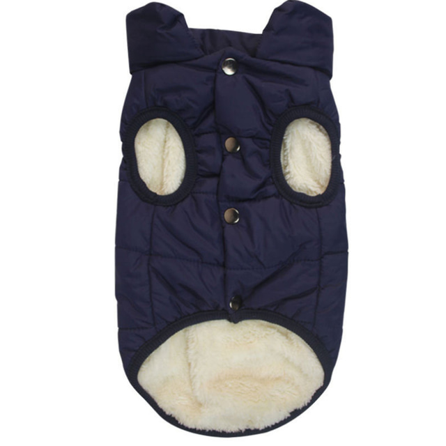  fleecevuori erittäin lämmin koiran huppari talvella pienille koirille takki pentutakit hupullinen, punainen (xs-xxxl)