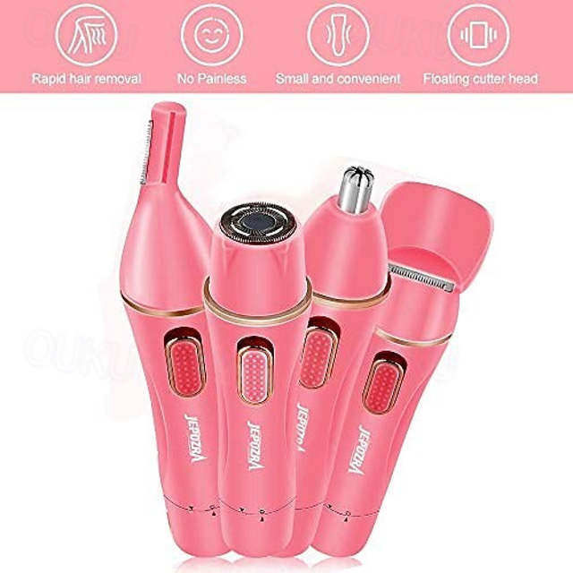 hair remover lady shaver,usb charging 4 in1 painless waterproof smooth
