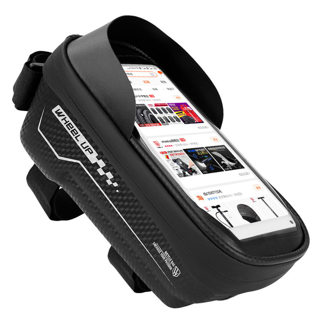  Handy-Tasche 6.5 Zoll Radsport für Radsport Schwarz Rennrad Straßenradfahren Radsport / Fahhrad