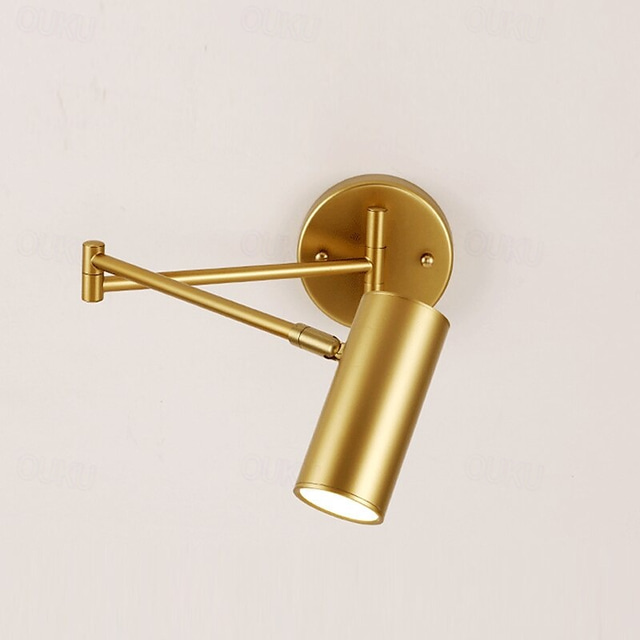  vegglampe øyebeskyttelse moderne nordisk stil lampetter svingarmlys stue soverom metall 110-120v / 220-240v 5 w