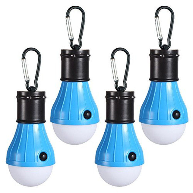  sy002 lanterne da campeggio e luci per tende impermeabili 50 lm led led 1 emettitori 1 modalità con batterie impermeabile campeggio / escursionismo / speleologia pesca rosso
