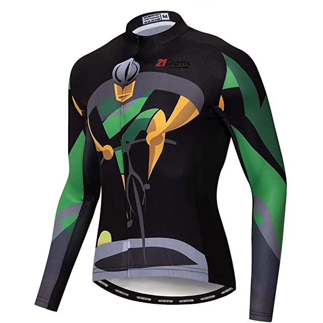 Maillot Cyclisme Femme Manches Longues ROCKBROS - Respirant, 3 Poches, élastique, Pour Vélo Et Sport