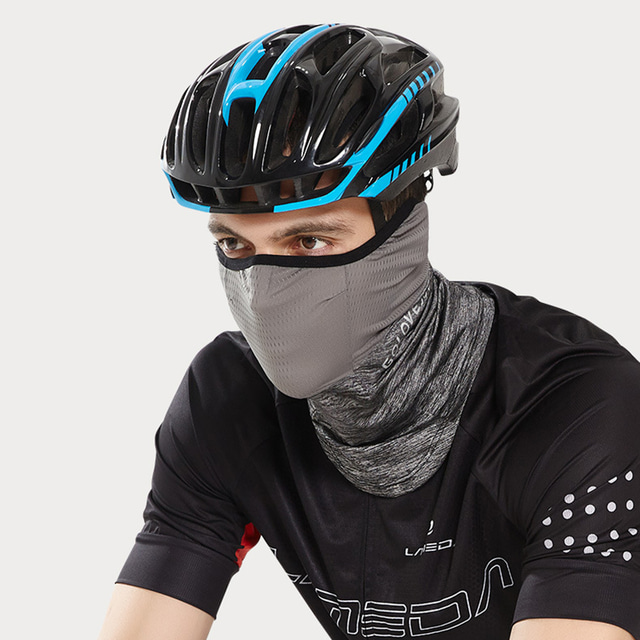  Cycling Face Mask Cover Neck Gaiter Neck Tube Headwear Balaclava Neck Gaiter Neck Tube Patchwork Windproof UV Resistant Breathability Anti-Insect Reflective Strips Bike / Cycling Black Grey Dark Gray