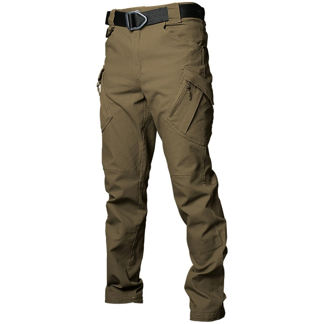  męskie taktyczne bojówki spodnie robocze spodnie turystyczne spodnie jednokolorowe outdoorowe wiatroszczelne ripstop multi-kieszenie oddychające bawełniane spodnie szary khaki zielony czarny brązowy praca polowanie wędkarstwo