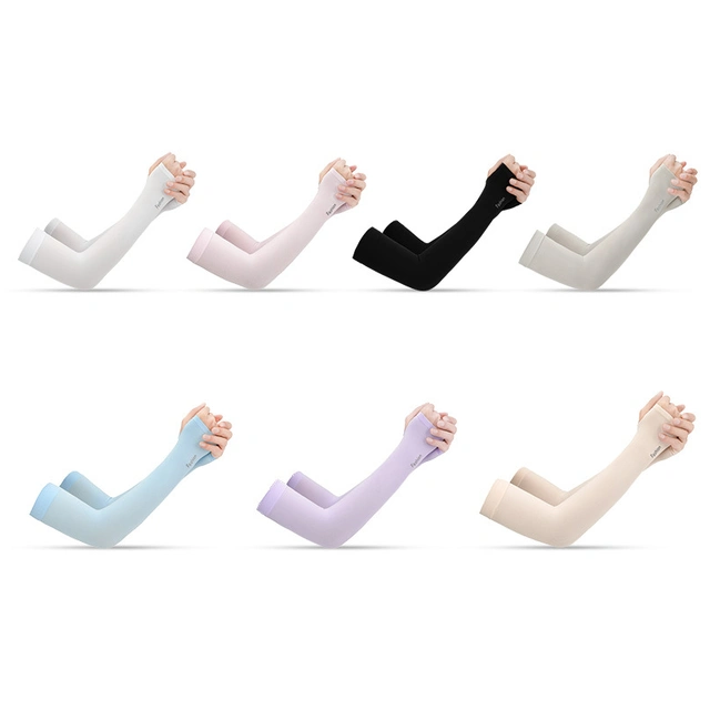 Manches De Protection Solaire Imprimé Vache - Sport, Running, Anti-UV, Léger Et Respirant