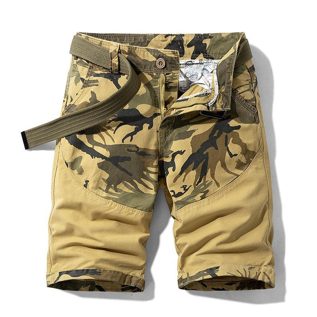  Hombre Pantalones cortos de carga Pantalones cortos de senderismo Militar camuflaje Verano Al aire libre 10