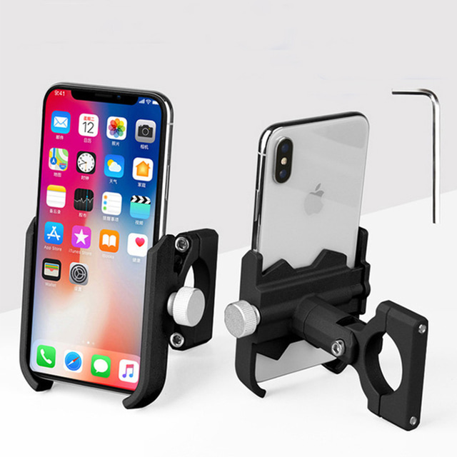 Vélo support de téléphone anti-dérapant 360 rotation vélo guidon Clip
