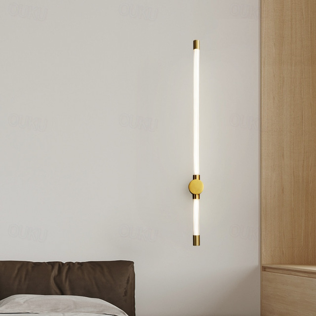  lightinthebox أدى الجدار ضوء السرير ضوء الحديثة الشمال نمط فلوش جبل الجدار أضواء غرفة المعيشة غرفة نوم النحاس الجدار ضوء ip20 110-120 فولت 220-240 فولت